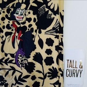 NWT LulaRoe Disney Villains Cruella Devil Leggings